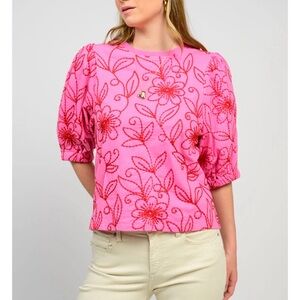NWT Ivy Jane Floral Vines Knit Top size large. 
$147 on Ivybrand.com